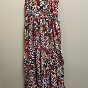 Floral Maxi Dress - Multicolor